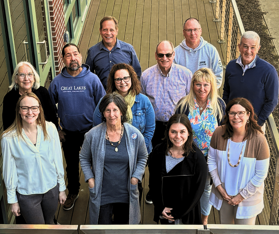 Manistee County Community Foundation Board of Directors
Front Row (left to right): Pamela Lynch, Rosalind Jaffe, Katie Gruenberg, Laura Heintzelman (MCCF President & CEO)
Middle Row (left to right): Rose Fosdick (Board Secretary), Shannon Westgate (Board Vice Chair), Brooke McIsaac
Back Row (left to right): Frank Beaver, Peter Finch, Stephen Paine, Patrick Bentley (Board Chair), John Mooney
Not Pictured: Jim Thompson (Board Treasurer)